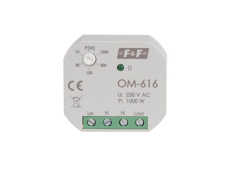 Ogranicznik poboru mocy montaż podtynkowy OM-616 F&F FILIPOWSKI