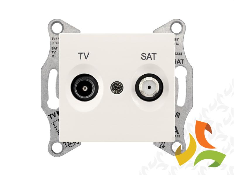 SEDNA Gniazdo antenowe TV/SAT (1dB) końcowe kremowy SDN3401623 SCHNEIDER ELECTRIC-1