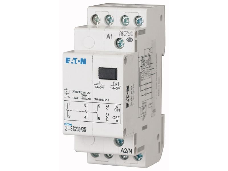 Przekaźnik impulsowy z funkcją centralnego sterowania Z-SC230/1S1W 265324 EATON-0