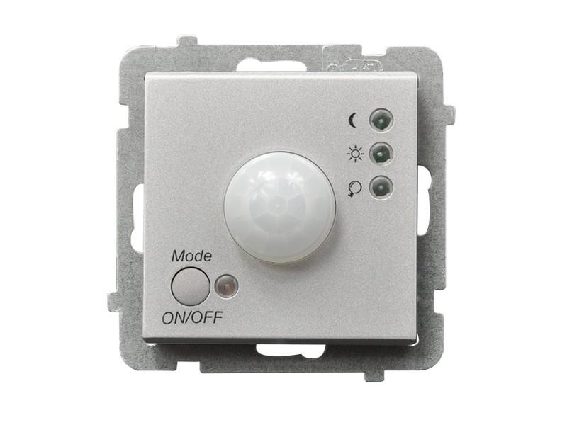 SONATA Czujnik ruchu elektroniczny srebrny mat ŁP-16R/m/38 OSPEL