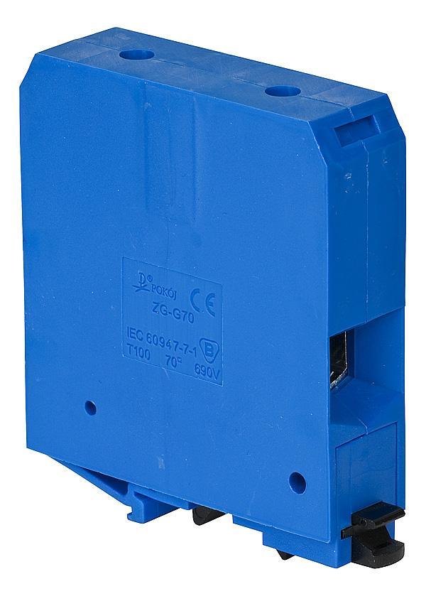 Złączka jednotorowa ZG-G70 niebieska A11-0676 POKÓJ-0