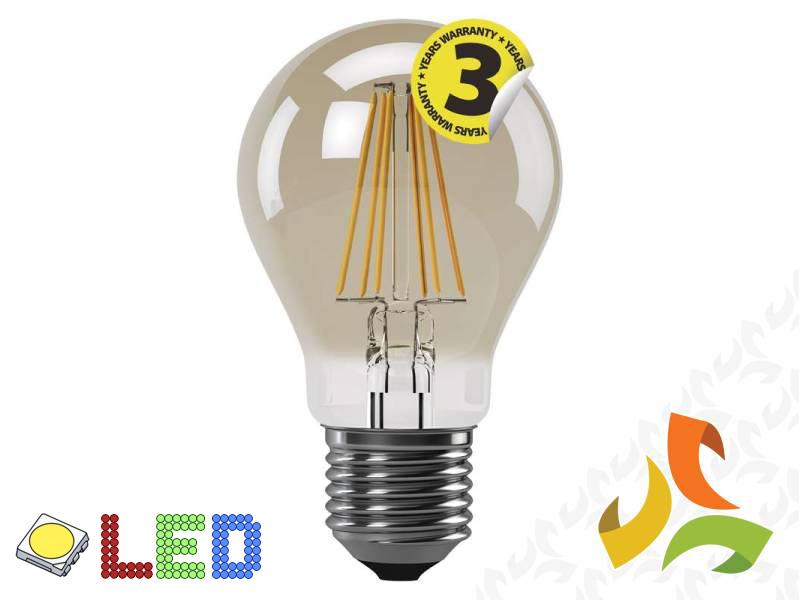 Żarówka dekoracyjna RETRO LED VINTAGE 4W(34W) E27 2200K 380lm A60 Z74301 EMOS