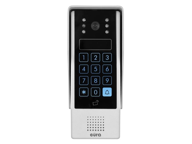 Wideodomofon "EURA" VDP-90A3 "DELTA" biały 7" WiFi otwieranie 2 wejść szyfrator czytnik zbliżeniowy A31A190 EURA-TECH-8