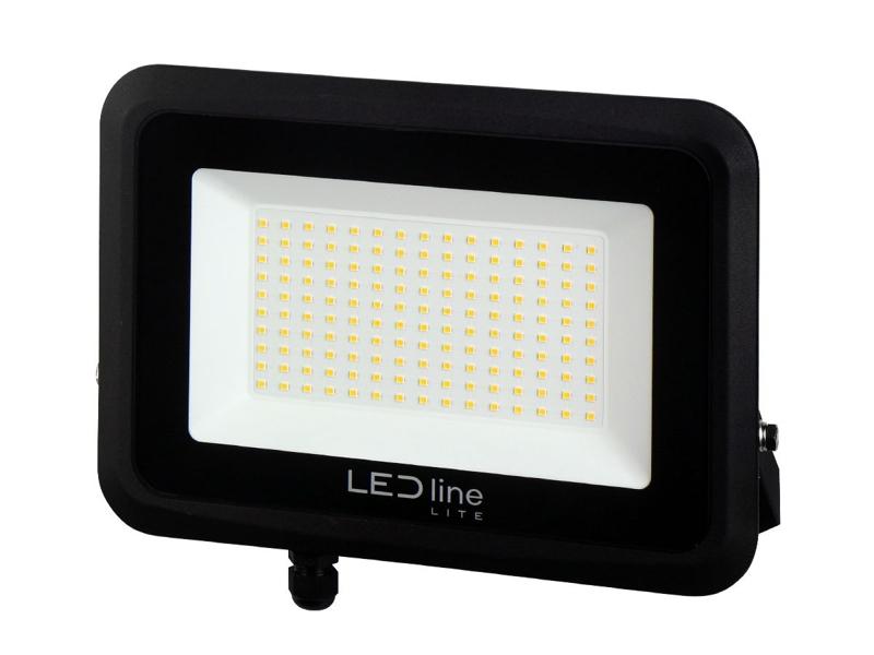 Naświetlacz LED PHOTON 100W 10000lm 100lm/W 4000K czarny 203563 LED LINE