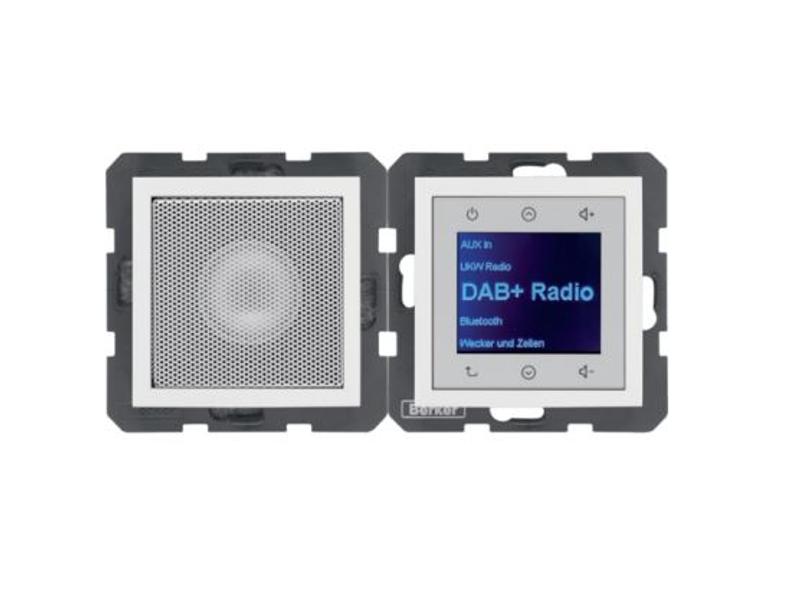 B.x Radio Touch DAB+ z głośnikiem biały połysk 29808989 HAGER