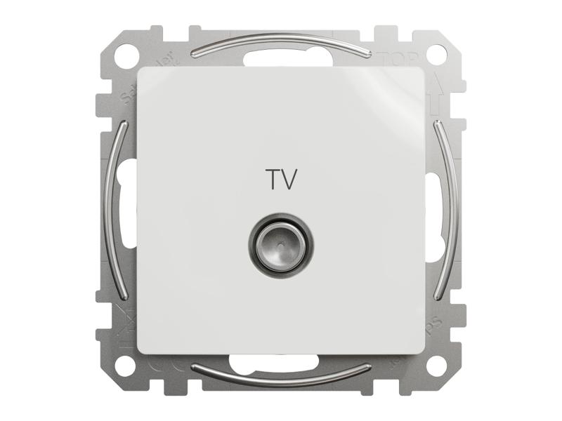 SEDNA DESIGN & ELEMENTS Gniazdo antenowe TV końcowe (4dB) białe SDD111471 SCHNEIDER ELECTRIC