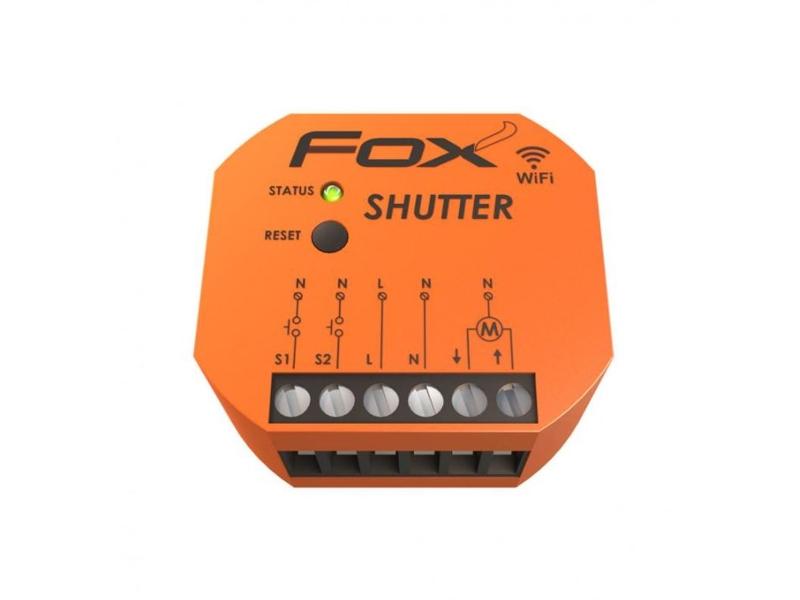 FOX Sterownik rolet Wi-Fi 230 V SHUTTER z silnikiem o obciążalności do 320W WI-STR1S2-P F&F FILIPOWSKI-1
