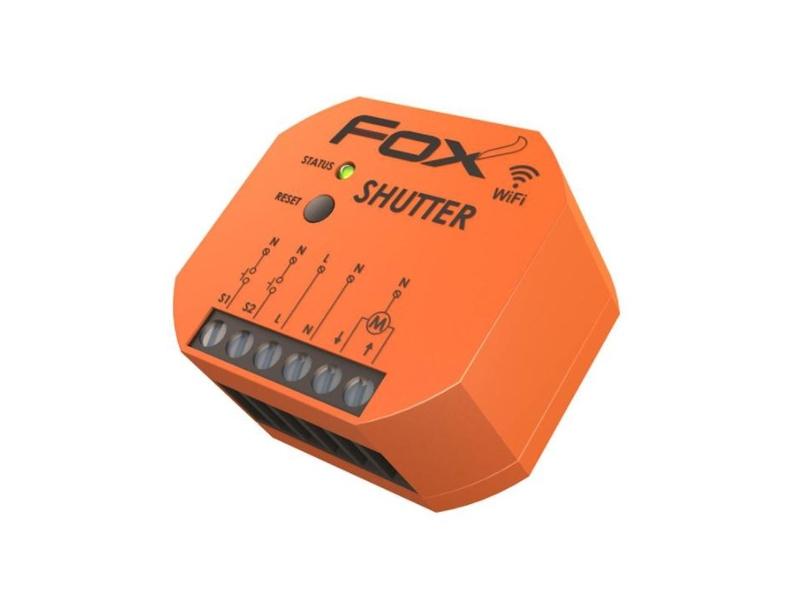 FOX Sterownik rolet Wi-Fi 230 V SHUTTER z silnikiem o obciążalności do 320W WI-STR1S2-P F&F FILIPOWSKI-0