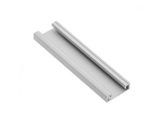 Profil aluminiowy do taśm LED 2000 mm prosty nakładany srebrny GLAX PA-GLAXNK-AL GTV