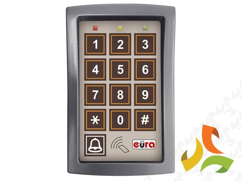 Zamek szyfrowy "EURA" AC-13A1 na kartę zbliżeniową RFID 3 wyjścia port komunikacyjny Wiegand A11A713 EURA-TECH-1