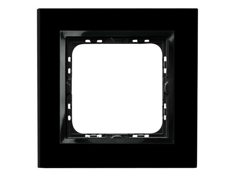 IMPRESJA Ramka 1 pojedyncza czarne szkło R-1YGC/32/25 OSPEL