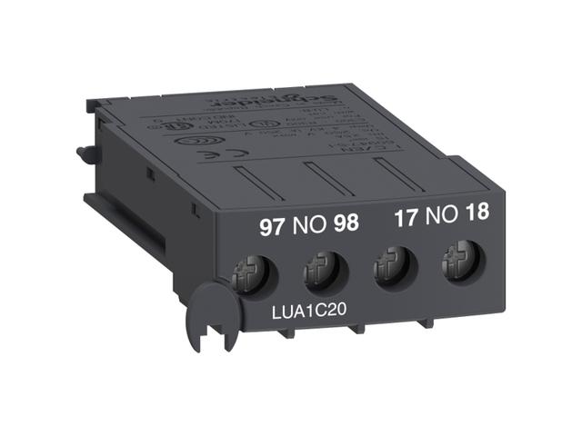 Styki dodatkowe 2NO zaciski śrubowe LUA1C20 SCHNEIDER ELECTRIC