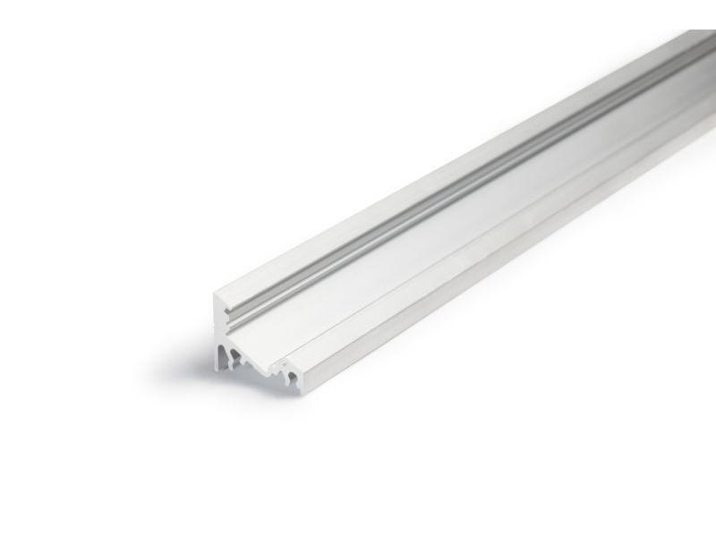 Profil LED Topmet kątowy CORNER10 BC/UX 2000 aluminiowy surowy  2 m 83050000 LEDIN