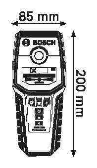 Detektor GMS 120 Professional głębokość detekcji 120mm  0601081000 BOSCH-4