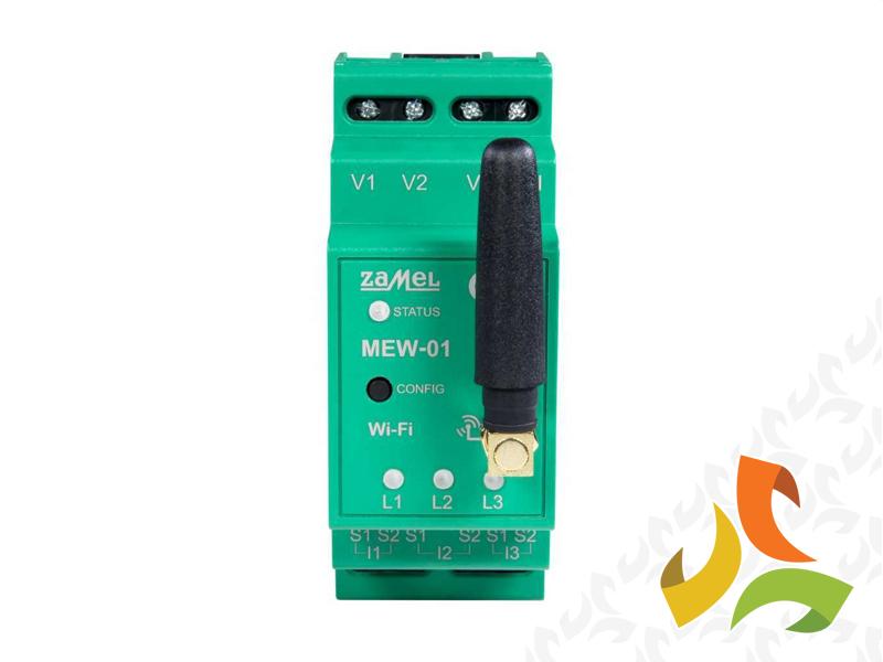 Monitor energii elektrycznej WI-FI 3F+N licznik dwukierunkowy do fotowoltaiki PV TYP: MEW-01 SUPLA ZAMEL-3