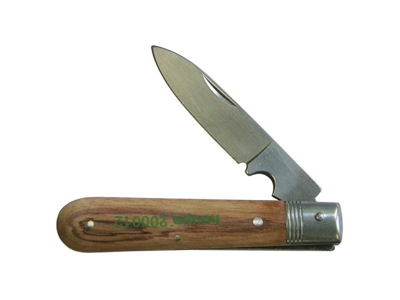 Nóż do przewodów 1-elem. drewniany 200012 HAUPA