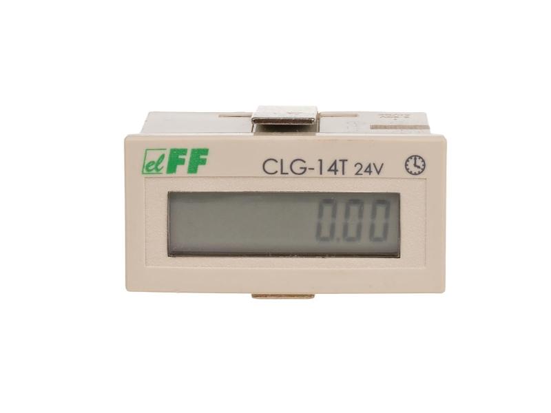 Licznik czasu pracy panelowy bez resetu  24V DC CLG-14T-24V F&F FILIPOWSKI