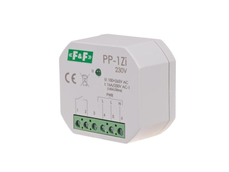 Przekaźnik elektromagnetyczny 1Z 16A podtynkowy PP-1Z-LED-230V F&F FILIPOWSKI
