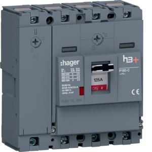Rozłącznik mocy 4P 125A h3+ P160 HCS126AC HAGER-0