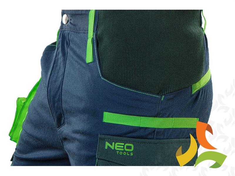 Spodnie robocze PREMIUM 62% bawełna 35% poliester 3% elastan rozmiar L 81-226-L NEO TOOLS-9