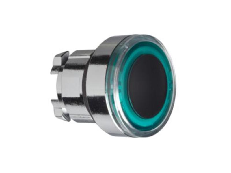 Harmony XB4 Główka przycisku z samopowrotem z podświetlanym pierścieniem zielona metalowa ZB4BW933 SCHNEIDER ELECTRIC