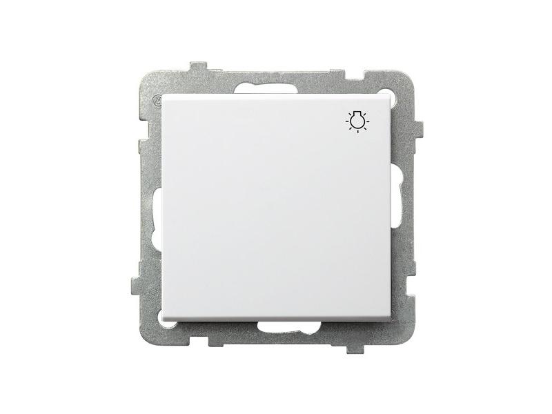 SONATA Wyłącznik zwierny przycisk "światło" biały ŁP-5R/m/00 OSPEL