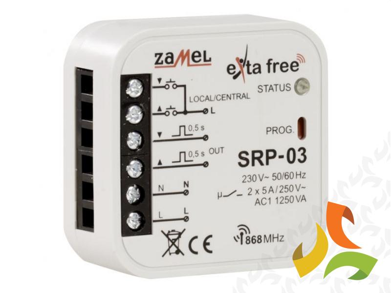 Sterownik rolet dopuszkowy centralny TYP: SRP-03 EXTA FREE ZAMEL-2