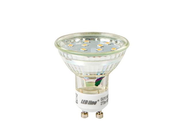 Żarówka LED line GU10 3W 4000K 273lm 120° 220-260V 241918 LED LINE