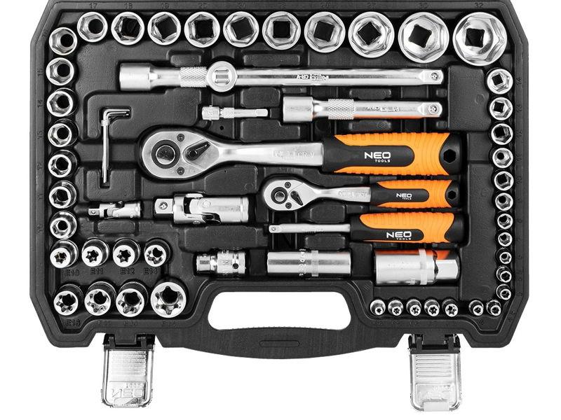 Zestaw kluczy 108 elementów 1/2" 1/4" 10-212 NEO TOOLS-6