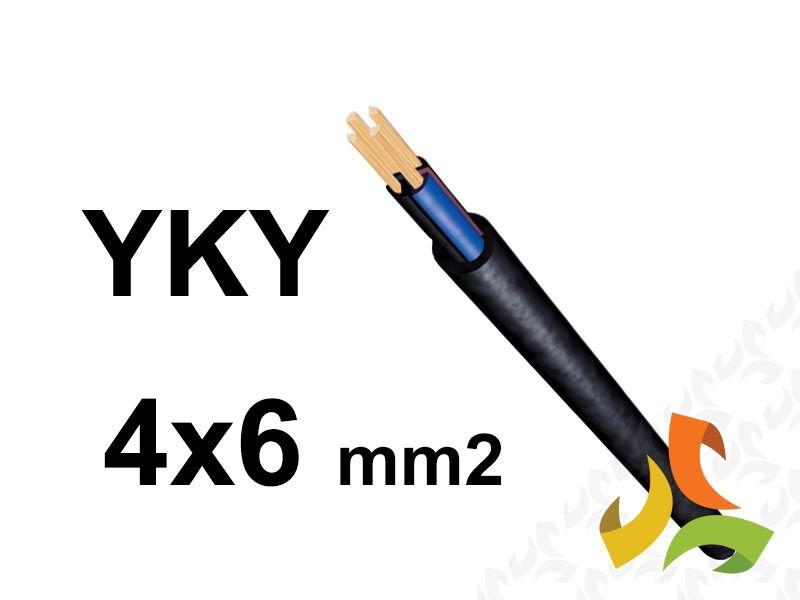 Kabel YKY 4x6 mm2 RE HD (0,6/1kV) ziemny miedziany NYY-O (bębnowy) G-107547 TELEFONIKA-1