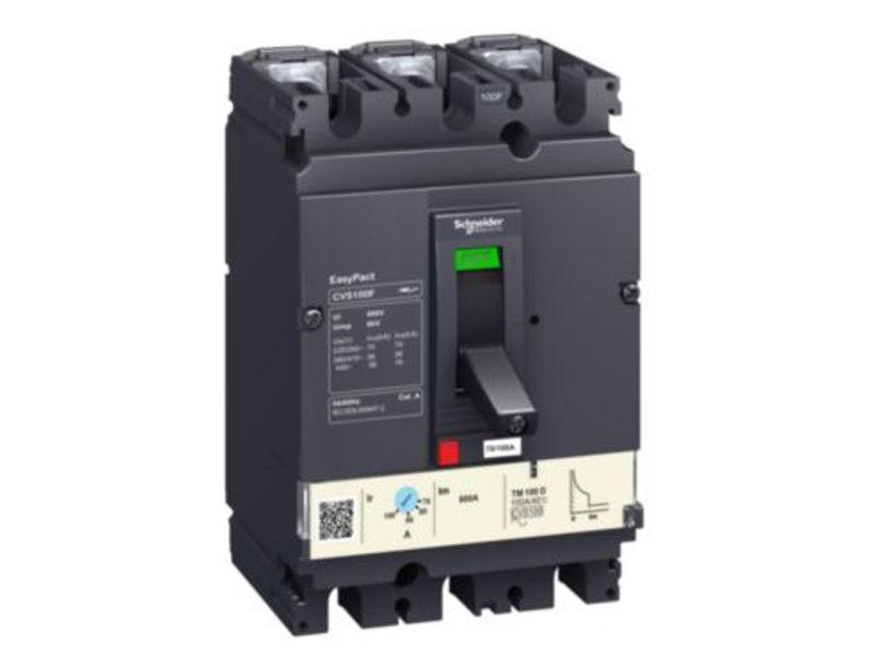 Wyłącznik mocy 3P 100A 36kA Easypact CVS100F TMD 3D LV510337 SCHNEIDER ELECTRIC