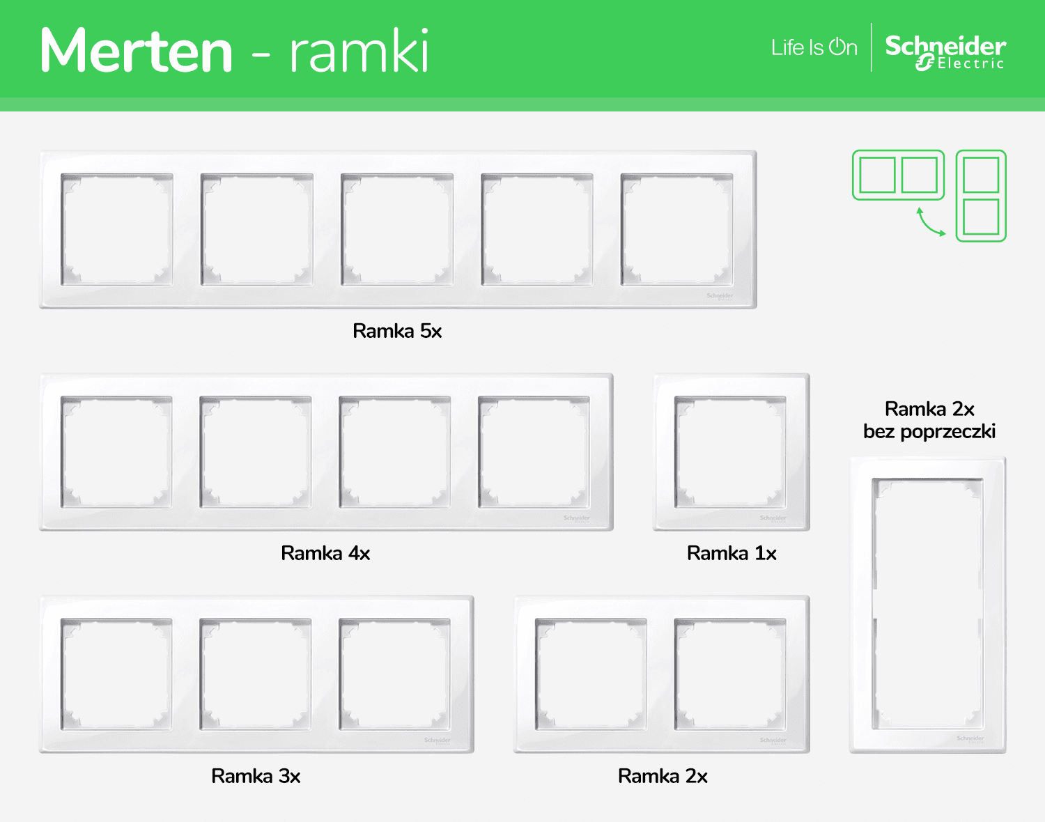 MERTEN M-Plan Ramka 5 pięciokrotna antracytowy MTN486514 SCHNEIDER ELECTRIC-1