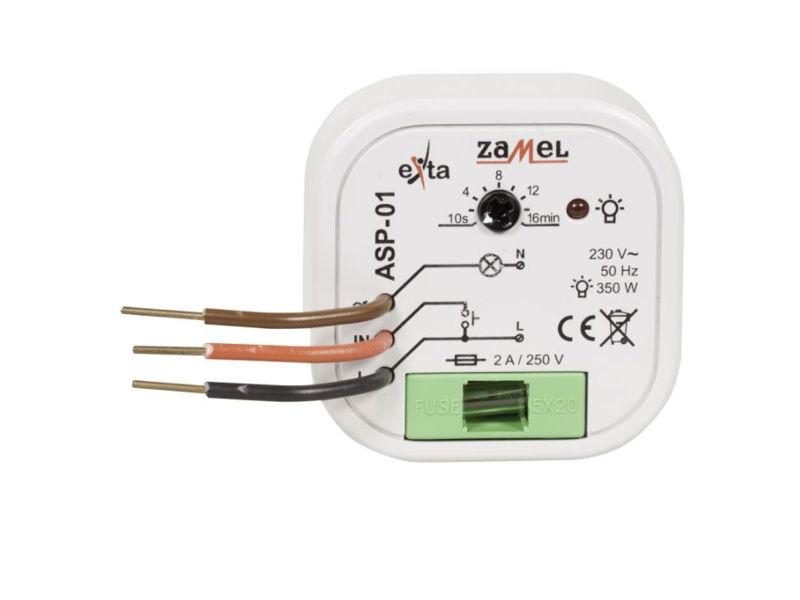 Automat schodowy 230V AC 15-300W TYP: ASP-01 ZAMEL