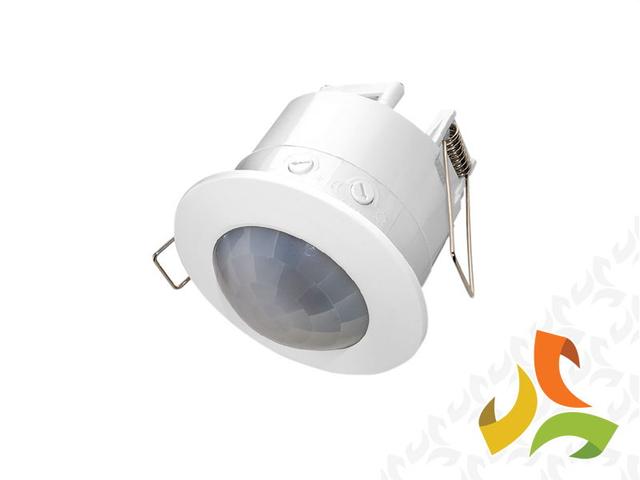 Czujnik ruchu CR-5 PIR LED max 1200W 6m(360 stopni) IP20 biały CR-CR5000-00 GTV