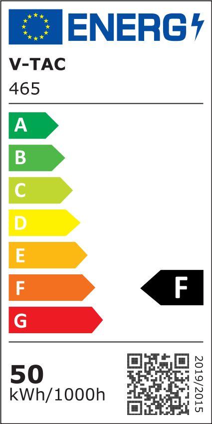 VT-50 50W Naświetlacz LED SMD Chip SAMSUNG barwa: 6400K obudowa: szara 465 V-TAC-1