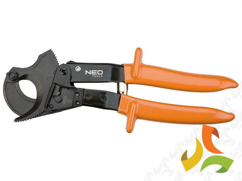 Obcinak do kabli CU i AL 250mm z grzechotką 01-516 NEO TOOLS-0