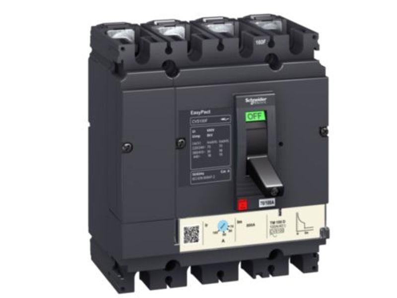 Wyłącznik mocy 4P 100A 36kA Easypact CVS100F TMD 4D LV510357 SCHNEIDER ELECTRIC