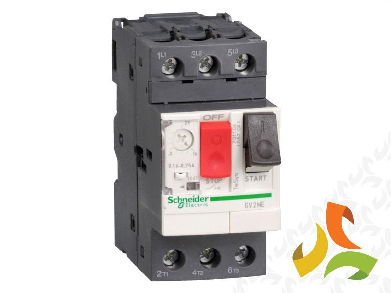 Wyłącznik silnikowy 3-fazowy 3P 2,5-4A 1,5kW GV2ME08 SCHNEIDER ELECTRIC