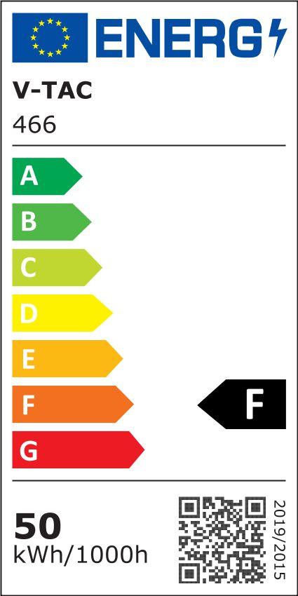 VT-50-S 50W Naświetlacz LED SMD z czujnikiem ruchu Chip SAMSUNG barwa: 3000K obudowa: biała 466 V-TAC-1