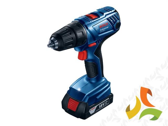 Wiertarko-wkrętarka akumulatorowa GSR 180-LI 2x18V 1,5Ah Li-Ion, uchwyt 13mm 06019F8100 BOSCH