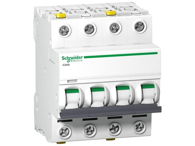 Wyłącznik nadprądowy B 32A 4P 6kA iC60N-B32-4 Acti9 A9F03432 SCHNEIDER ELECTRIC