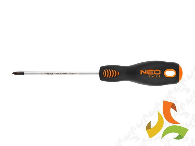 Śrubokręt, wkrętak krzyżowy PH1x100mm 04-022 NEO TOOLS