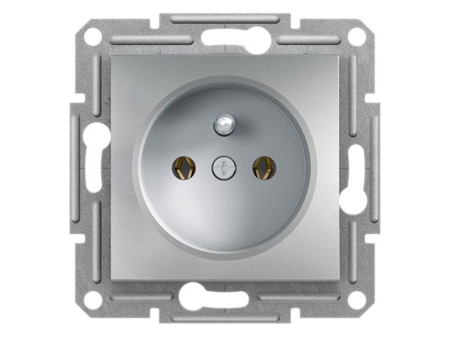 ASFORA Gniazdo pojedyncze z uziemieniem aluminium EPH2800161 SCHNEIDER ELECTRIC