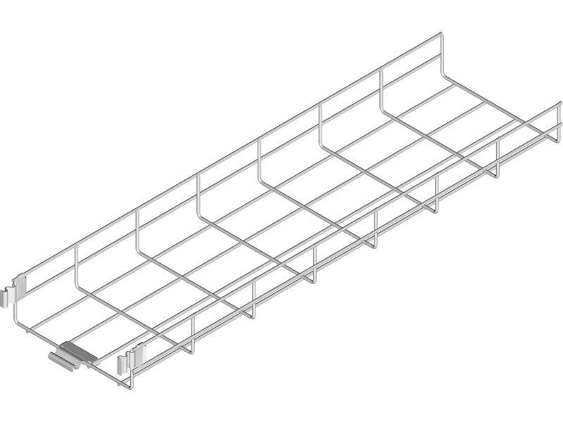 Korytko siatkowe KDSZ200H60/3 z łącznikiem zatrzaskowym zgrzewanym 940120 BAKS-0