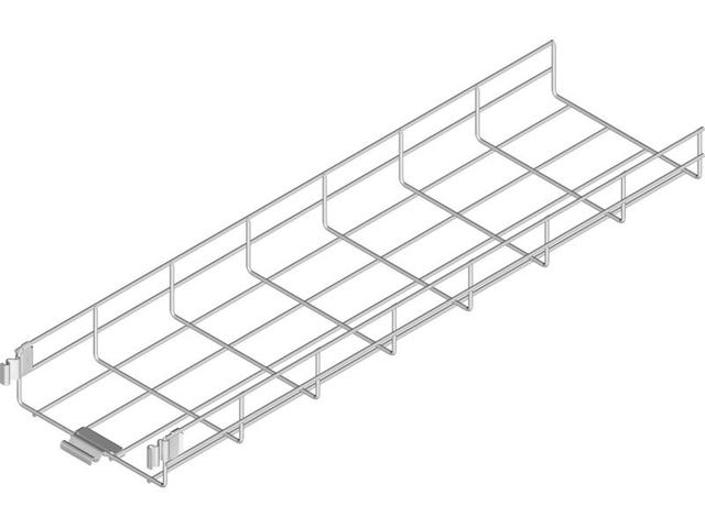 Korytko siatkowe KDSZ200H60/3 z łącznikiem zatrzaskowym zgrzewanym 940120 BAKS