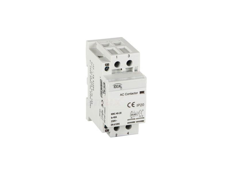 Stycznik modułowy 230V AC 2NO 40A KMC-40-20 IDEAL TS 23253 KANLUX-0