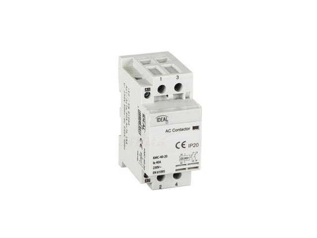 Stycznik modułowy 230V AC 2NO 40A KMC-40-20 IDEAL TS 23253 KANLUX