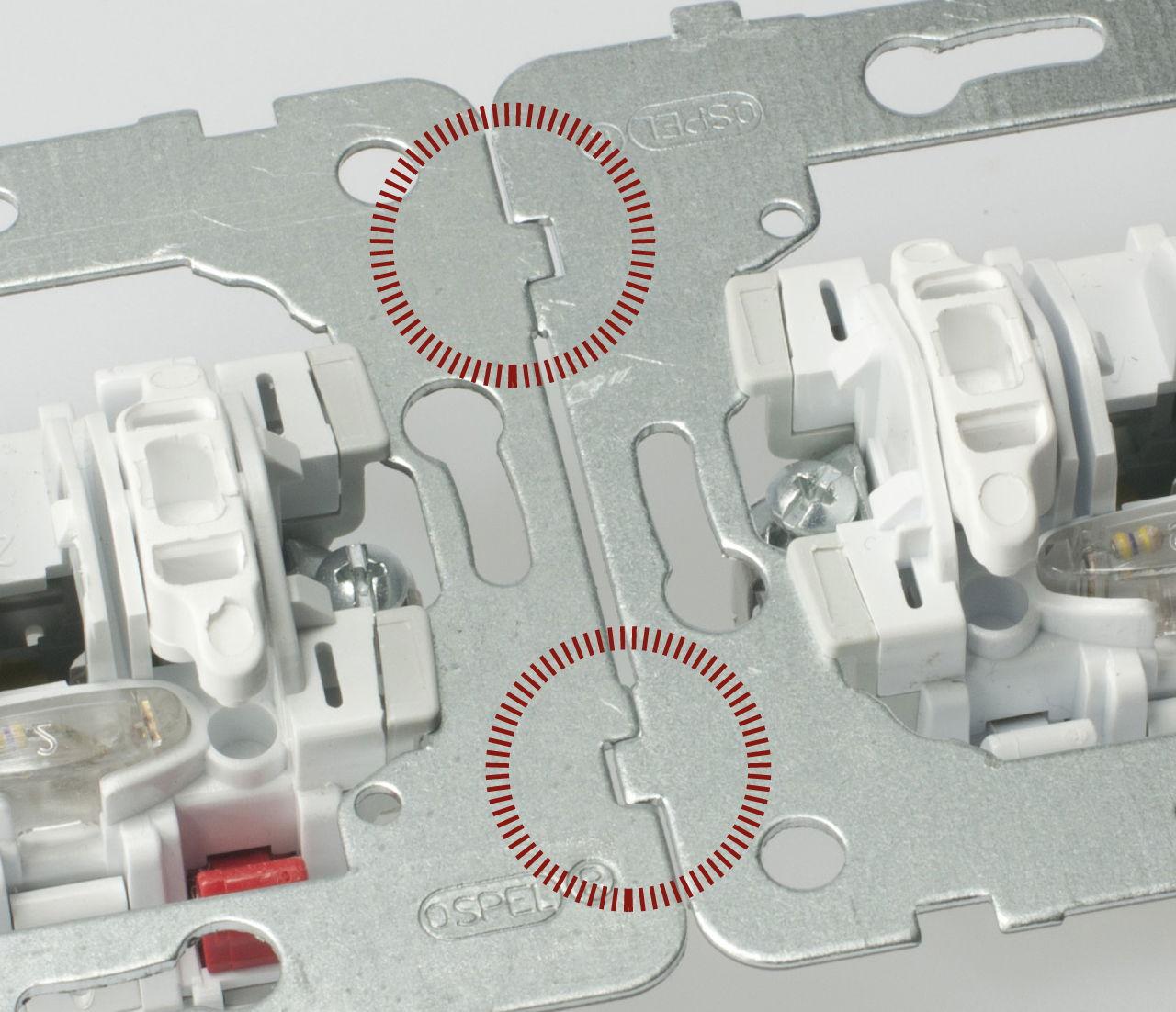 SONATA PRESTIGE Ramka 4 poczwórna szklana 4 mm limonka szkło + ramka biała R-4RGC/60/00 OSPEL-5