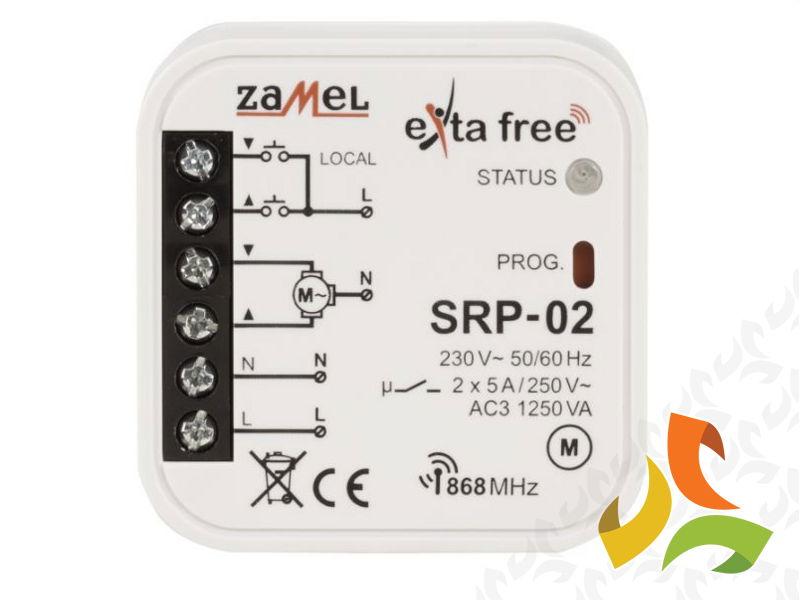 Sterownik rolet dopuszkowy TYP: SRP-02 EXTA FREE ZAMEL