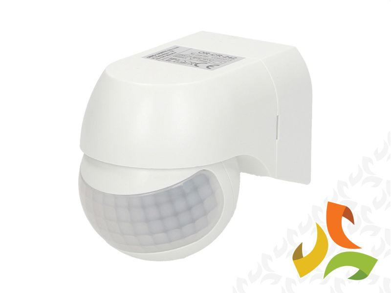 Czujnik ruchu 180st. IP44 800W mini biały OR-CR-242 ORNO-0